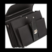 Kép Aktovka REAbags 8001/1-T - černá / nikl - 19 L
