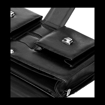 Kép Aktovka REAbags 8001/2-TR - černá / nikl - 19 L