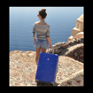 Kép Plastový kufr SUITSUIT® Caretta Dazzling Blue L - modrá - 83 L