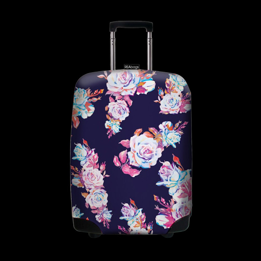 Kép Obal na kufr REAbags Roses - modrá