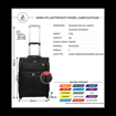 Kép Textilní kufr AEROLITE T9639 - černá - 42 L