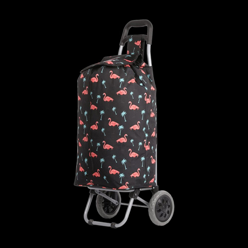 Kép Nákupní taška HOPPA Flamingo 48 L - černá - 48 L