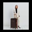 Kép Plastový kufr SUITSUIT® Fab Seventies Classic Espresso Black L - černá - 91 L