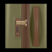Kép Plastový kufr SUITSUIT® Fab Seventies Martini Olive L - zelená - 91 L