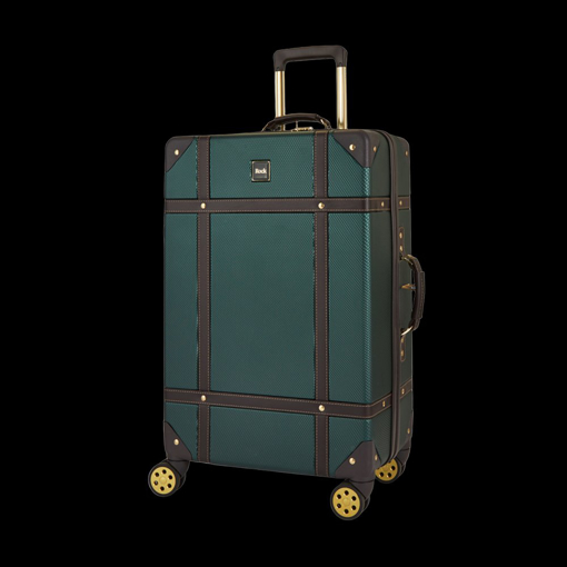 Kép Plastový kufr ROCK Vintage M - tmavě zelená - 60 L