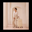 Kép Plastový kufr SUITSUIT® Fab Seventies Antique White L - bílá - 91 L