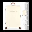 Kép Plastový kufr SUITSUIT® Fab Seventies Antique White L - bílá - 91 L