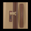 Kép Plastový kufr SUITSUIT® Fab Seventies Cuban Sand M - hnědá - 60 L