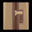 Kép Kabinový kufr SUITSUIT® Fab Seventies Cuban Sand S - hnědá - 32 L