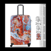 Kép Plastový kufr TUCCI Turkish Marble S - barevný potisk - 33 L
