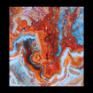 Kép Plastový kufr TUCCI Turkish Marble M - barevný potisk - 57 L