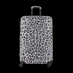 Kép Plastový kufr TUCCI Winter Leopard L - barevný potisk - 88 L