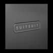 Kép Plastový kufr SUITSUIT® Blossom December Sky S - šedá - 31 L