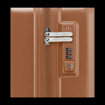 Kép Kabinový kufr SUITSUIT® Blossom Maroon Oak S - hnědá - 31 L