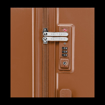 Kép Plastový kufr SUITSUIT® Blossom Maroon Oak L - hnědá - 81 L