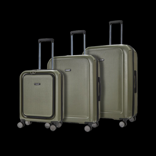 Kép Sada cestovních kufrů ROCK TR-0261/3_olive-green - zelená
