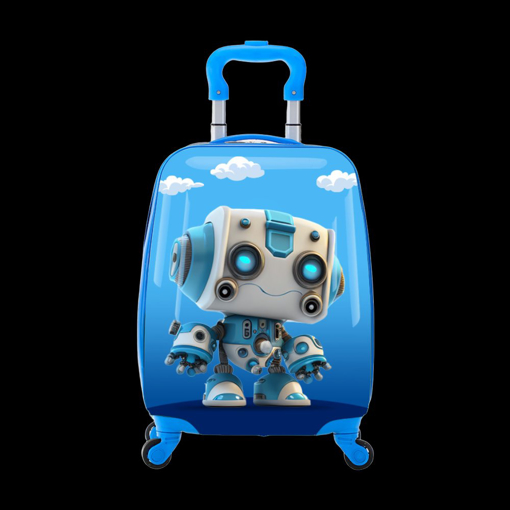 Kép Dětský kufr TUCCI Robo Kid - modrá - 25 L