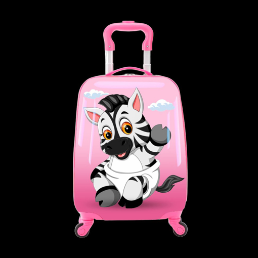 Kép Dětský kufr TUCCI Lil Zebra - růžová - 25 L