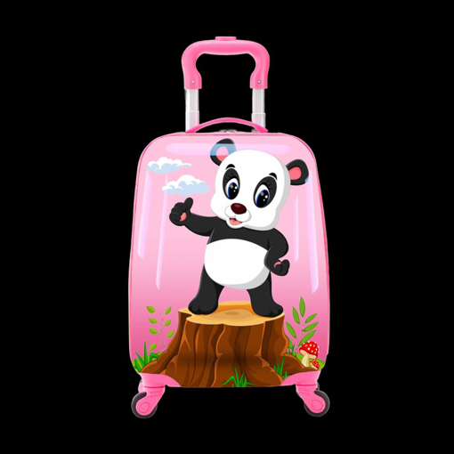 Kép Dětský kufr TUCCI Peppy Panda - růžová - 25 L