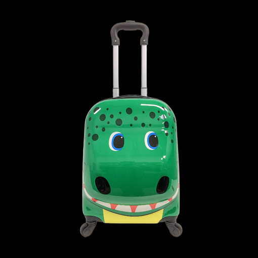 Kép Dětský kufr TUCCI 3D Baby Dino - zelená - 28 L