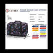 Kép Kabinová taška CITIES 611 Butterfly - černá - 20 L