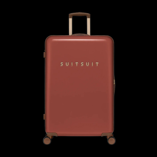 Kép Plastový kufr SUITSUIT® Fab Seventies Red Ochre L - červená - 91 L