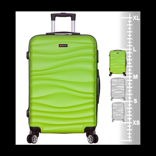 Kép Plastový kufr METRO LLTC1/3-L_green-grey - zelená - 94 L