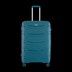 Kép Plastový kufr HIGHBURY Carbon M - zelená - 62 L