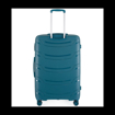 Kép Plastový kufr HIGHBURY Carbon M - zelená - 62 L