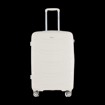 Kép Plastový kufr HIGHBURY Carbon M - béžová - 62 L