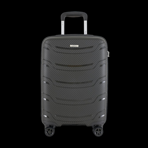 Kép Plastový kufr HIGHBURY Carbon L - šedá - 92 L