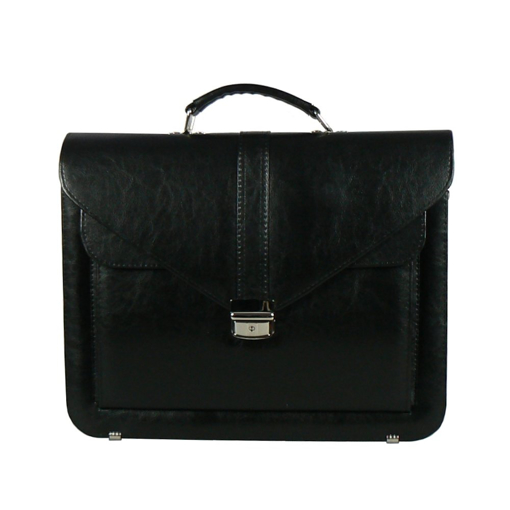 Kép Aktovka REAbags 7173B - černá / nikl - 15 L