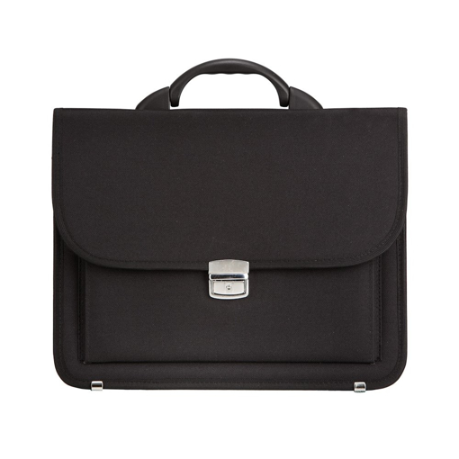 Kép Aktatáska REAbags 7416-T - fekete/nikkel - 15 L