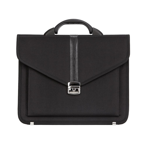Kép Aktatáska REAbags 7173-T - fekete/nikkel - 15 L