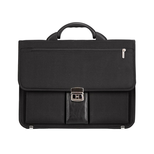 Kép Aktovka REAbags 8001/1-T - černá / nikl - 19 L