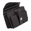 Kép Aktovka REAbags 8001/1-T - černá / nikl - 19 L
