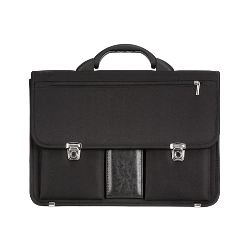 Kép Aktatáska REAbags 8001/2-T - fekete/nikkel - 19 L