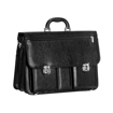Kép Aktovka REAbags 8001/2-TR - černá / nikl - 19 L