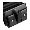 Kép Aktovka REAbags 8001/2-TR - černá / nikl - 19 L
