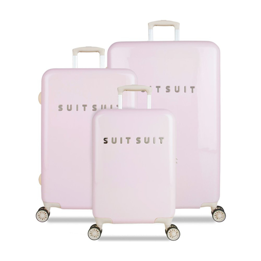 Kép Sada cestovních kufrů SUITSUIT® Fabulous Fifties Pink Dust - růžová - 91 L