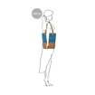 Kép Női táska SUITSUIT BS-71080 Seaport Blue - 10 L