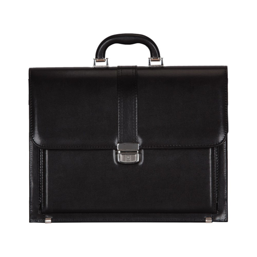 Kép Aktatáska REAbags 8003A - fekete/nikkel - 17 L