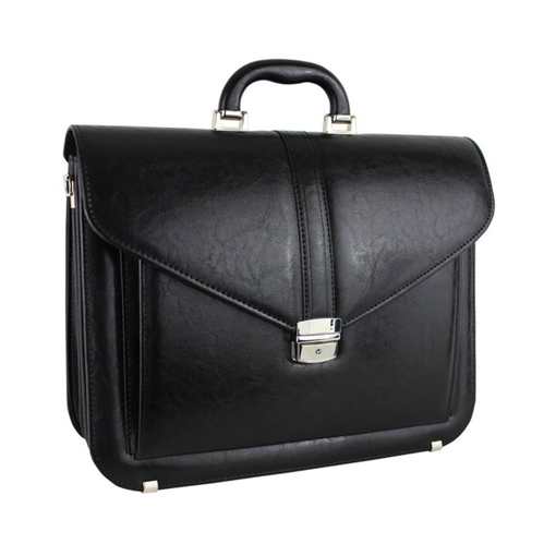 Kép Aktatáska REAbags 7173-TR - fekete/nikkel - 15 L
