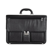 Kép Aktovka REAbags 8001/1-TR - černá / nikl - 19 L
