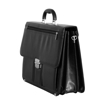 Kép Aktovka REAbags 8001/1-TR - černá / nikl - 19 L