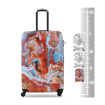 Kép Plastový kufr TUCCI Turkish Marble S - barevný potisk - 33 L