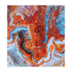 Kép Plastový kufr TUCCI Turkish Marble S - barevný potisk - 33 L