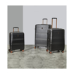Kép Utazótáska szett ROCK TR-0238/3 ABS/PC - fekete - 102 L / 60 L + 20% EXPANDER / 34 L
