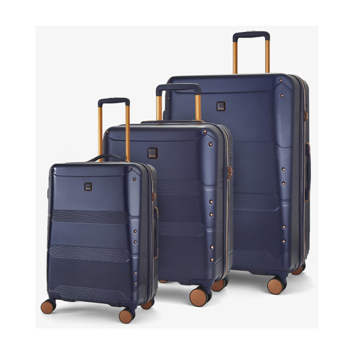 Kép Utazótáska szett ROCK TR-0238/3 ABS/PC - sötétkék - 102 L / 60 L + 20% EXPANDER / 34 L