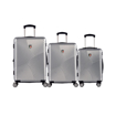 Kép TUCCI Srotolare T-0277/3 ABS utazótáska szett - ezüst - 91 L / 59 L + 35% EXPANDER / 33 L